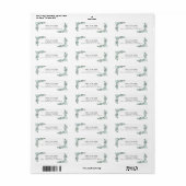 ウィンターベリークリスマスホリデーズ住所 シール (フルシート)