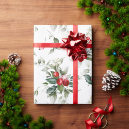 ウィンターベリークリスマスラッピング紙 ラッピングペーパー