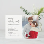 ウィンターベリーズホリデーパーティフォト招待状 招待状 (スタンド正面)