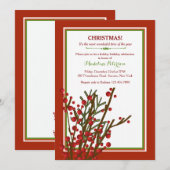 ウィンターベリーズ招待状 招待状 (正面/裏面)