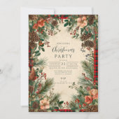 ウィンターベリーピンクリスマス 招待状 (正面)