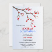 ウィンターベリーブランチクリスマスホリデーパーティー 招待状 (正面)