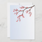 ウィンターベリーブランチクリスマスホリデーパーティー 招待状 (裏面)