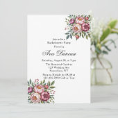 ウィンターベリープリムローズフローラバチェロレッテ 招待状 (スタンド正面)