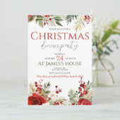 ウィンターベリーホリデーホリークリスマスパーティー 招待状 (スタンド正面)