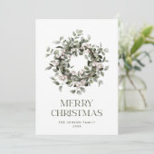 ウィンターベリーボヘミアンクリスマスリース挨拶 シーズンカード (スタンド正面)