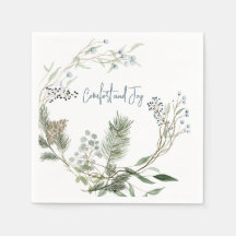 ウィンターベリーリースメッセージカード