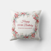 ウィンターベリーリース100th誕生日ギフトアイディア クッション (裏面)