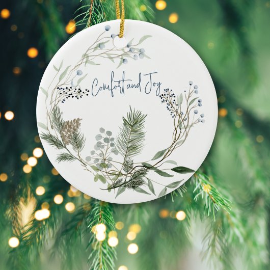 ウィンターベリーリース セラミックオーナメント