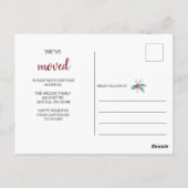 ウィンターベリー素朴ムービングホリデーアナウンス ポストカード (裏面)