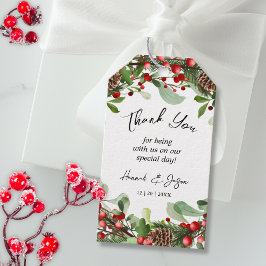 ウィンターベリー クリスマス ウェディングファバー ギフトタグ