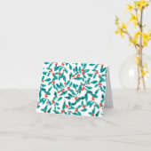 ウィンターベリー(フェスティバル)ハッピーホリデー カード (黄色い花)