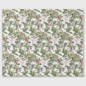 ウィンターベリ素朴ーズホリデーラッピング紙 ラッピングペーパー (フラット)