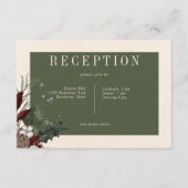 ウィンターベリ素朴ー&パインクリーム披露宴 エンクロージャーカード (正面)