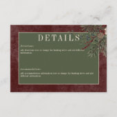 ウィンターベリ素朴ー&パインブルゴーニュ詳細 エンクロージャーカード (正面)