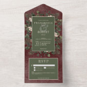 ウィンターベリ素朴ー&パインブルゴーニュ詳細 オールインワン招待状 (内側)