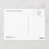 ウィンターペルゴラセントラルパークニューヨークシティNYCカード ポストカード (裏面)
