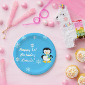 ウィンターペンギンパーティープレート ペーパープレート (パーティー)