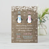 ウィンターペンギンベアジェンダーリビール招待状 招待状 (スタンド正面)