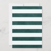 ウィンターペンギンベビーシャワー招待状 (裏面)