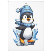 ウィンターペンギン氷詰め クリップボード (裏面)