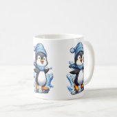 ウィンターペンギン氷詰め コーヒーマグカップ (正面右)