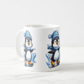ウィンターペンギン氷詰め コーヒーマグカップ (正面左)