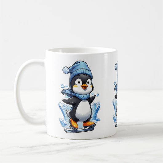 ウィンターペンギン氷詰め コーヒーマグカップ (左)