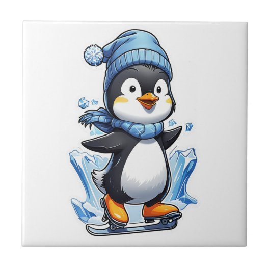 ウィンターペンギン氷詰め タイル (正面)