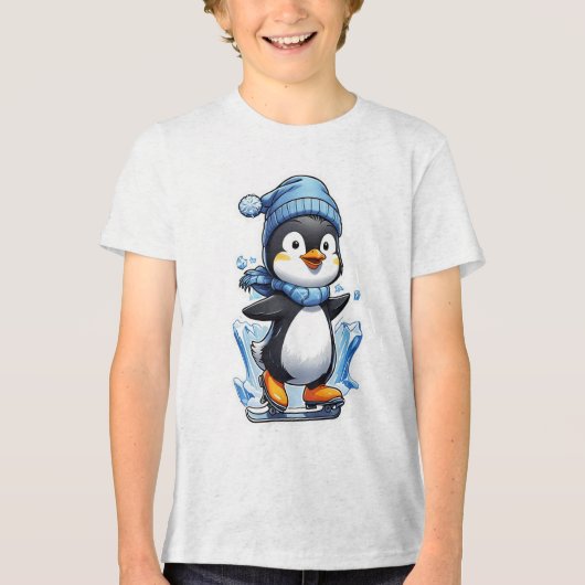 ウィンターペンギン氷詰め トライブレンドTシャツ (正面)