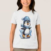 ウィンターペンギン氷詰め トライブレンドTシャツ (正面)