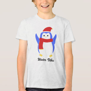 ウィンターペンギンTシャツ トライブレンドTシャツ