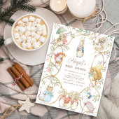 ウィンターペーターザラビットベアトリックスウッドランドベビーショー 招待状