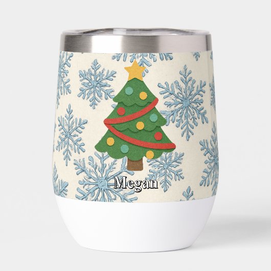 ウィンターホイスパークリスマスツリー&スノーフレーク (背面)