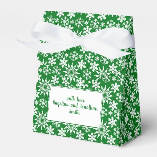 ウィンターホリディスノーフレークスパーソナブル フェイバーボックス (正面サイド)