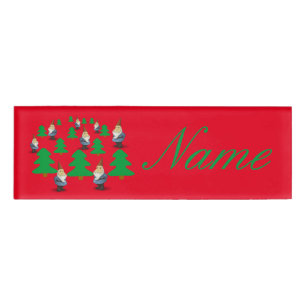 ウィンターホリデイ格言ズクリスマスツリーサンダー_コーブ 名札