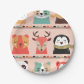 ウィンターホリデーアムズ ペーパープレート (正面)