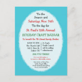 ウィンターホリデーイベント、パーティー、懇親会発表 ポストカード (正面)