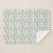 ウィンターホリデーエバーグリーンツリーズ シェルパブランケット (正面(横))