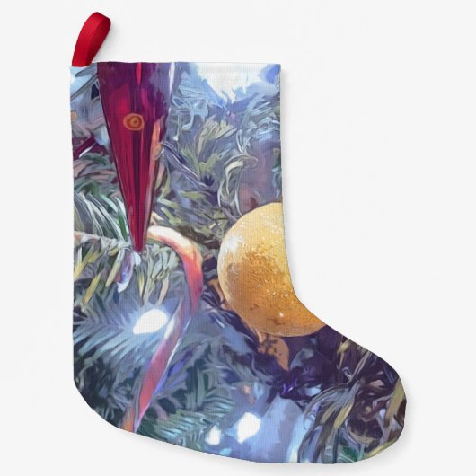 ウィンターホリデーオーナメント スモールクリスマスストッキング (正面)