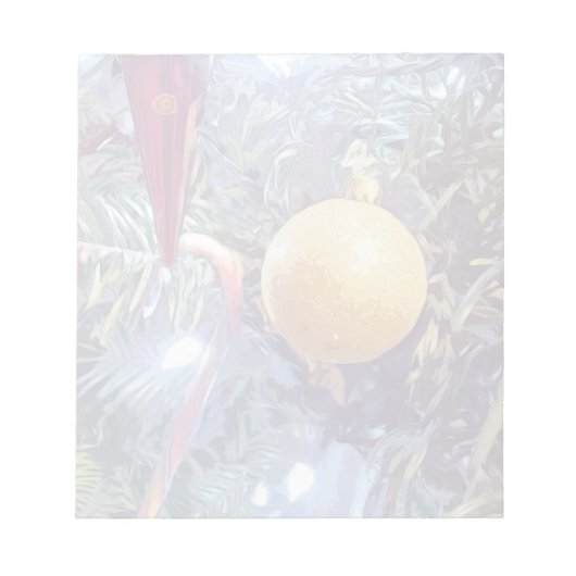 ウィンターホリデーオーナメント ノートパッド (正面)