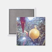 ウィンターホリデーオーナメント マグネット (正面/裏面)