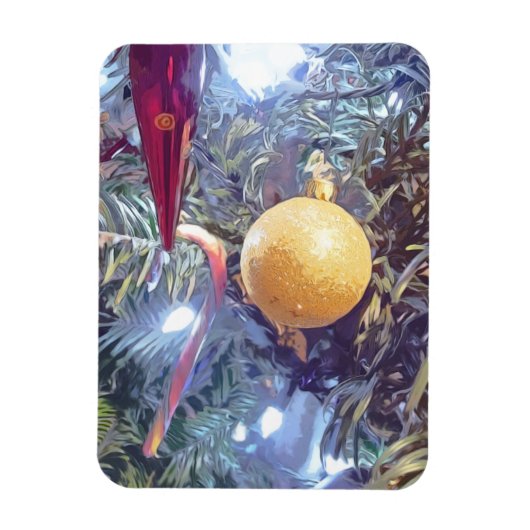 ウィンターホリデーオーナメント マグネット (縦)