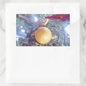 ウィンターホリデーオーナメント 長方形シール (バッグ)