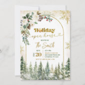 ウィンターホリデーオープンハウスクリスマスパーティー 招待状 (正面)