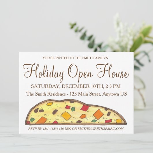 ウィンターホリデーオープンハウスクリスマスビスコティ 招待状 (スタンド正面)