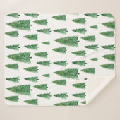 ウィンターホリデーカントリー美しい シェルパブランケット (正面(横))