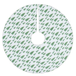 ウィンターホリデーカントリー美しい ブラッシュドポリエステルツリースカート