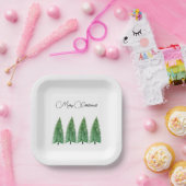 ウィンターホリデーカントリー美しい ペーパープレート (パーティー)