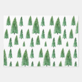 ウィンターホリデーカントリー美しい ラッピングペーパーシート (正面)